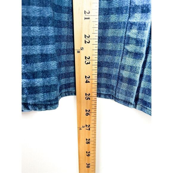 NWT Sandrine Rose Gingham Button Down Shirt Size L - Picture 9 of 12